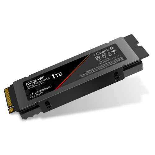 Amazon | SUNEAST 1TB NVMe SSD PCIe Gen 4.0×4 (最大読込: 5,000MB/s